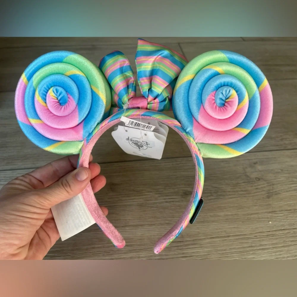 Disney Eats Minnie Mouse Lollipop Headband Ears New 🍭 - Picture 5 of 8